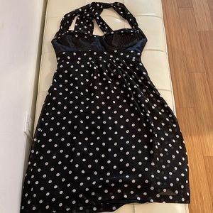 Polka dot dress (Black/White)- Size 3